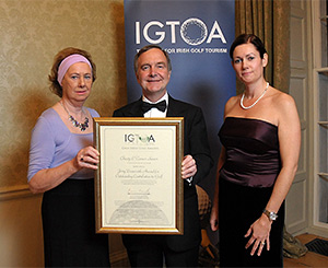 Irish Golf Industry Honours Christy O’Connor Senior at The 2009 “Gala Irish Golf Awards” 